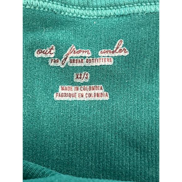 Urban Outfitters Women’s Sexy Solid Out From Under Crop Tank Top Size XS/S Green - Picture 3 of 3
